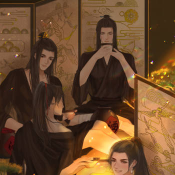 逐王_封野燕思空逐王水千丞沈鹤轩陈霂元南聿绘画作品