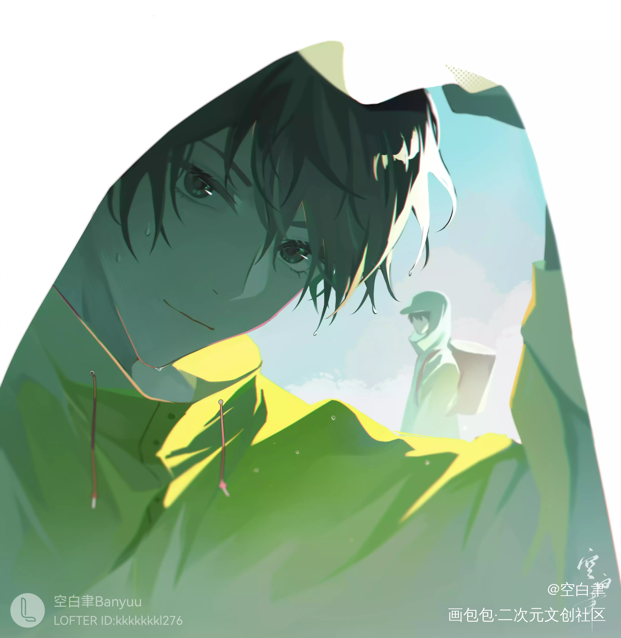 太阳雨_盗墓笔记瓶邪绘画作品