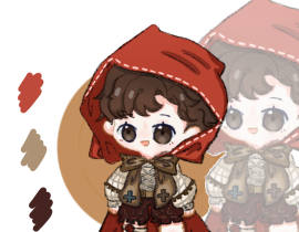 小红帽简隋英～_绘画作品