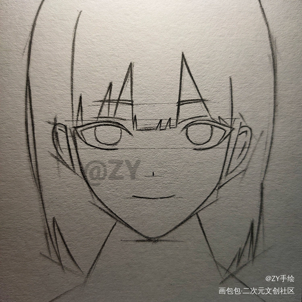 乔苓(临摹)_时光代理人临摹手绘乔苓动漫头像画画绘画作品