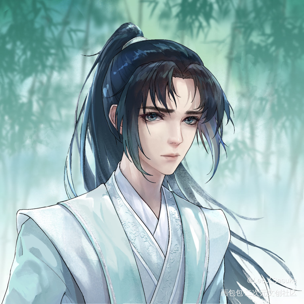 冰妹一只_人渣反派自救系统洛冰河绘画作品