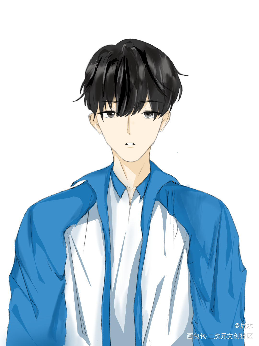 伪装学渣_伪装学渣谢俞绘画作品