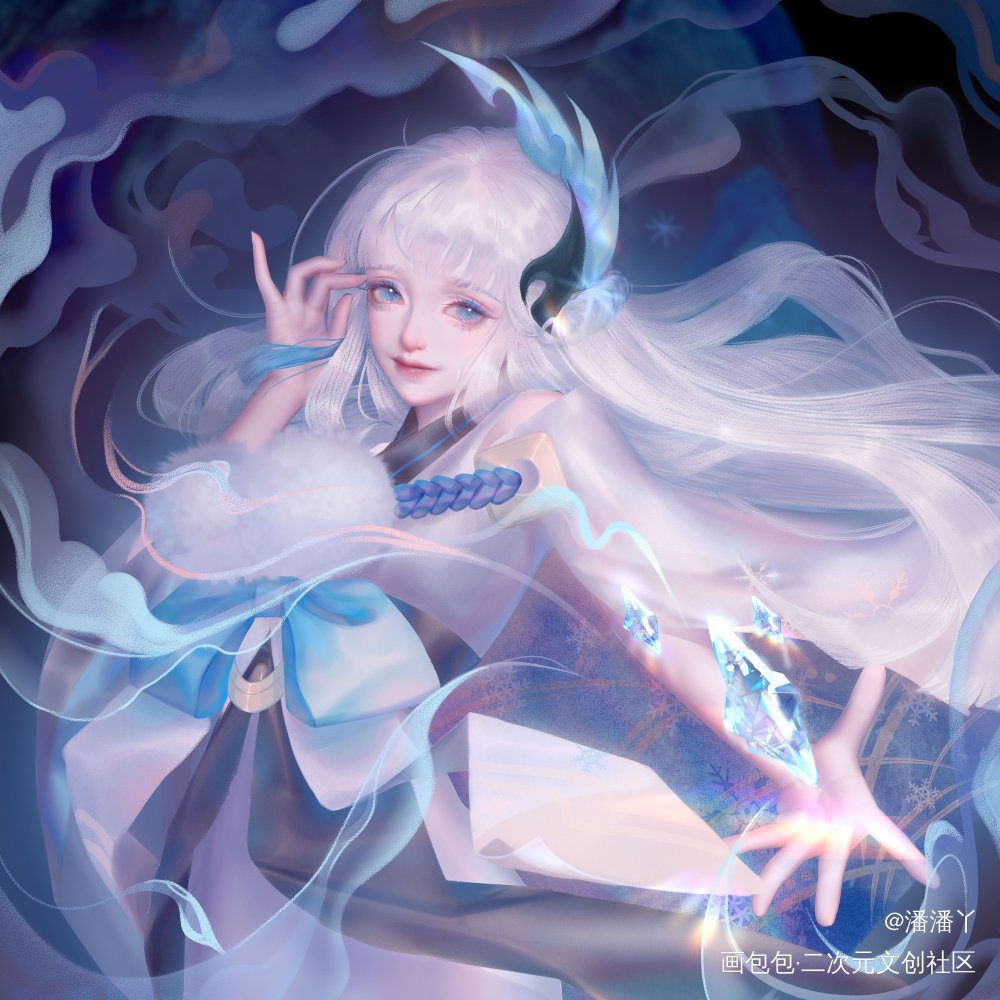 阴阳师头像雪女图片