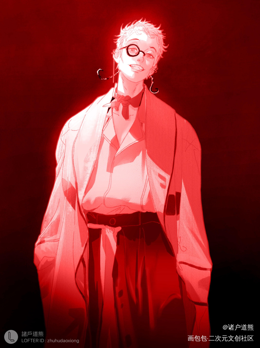 摸摸玩_平涂插画速写摸鱼绘画绘画作品