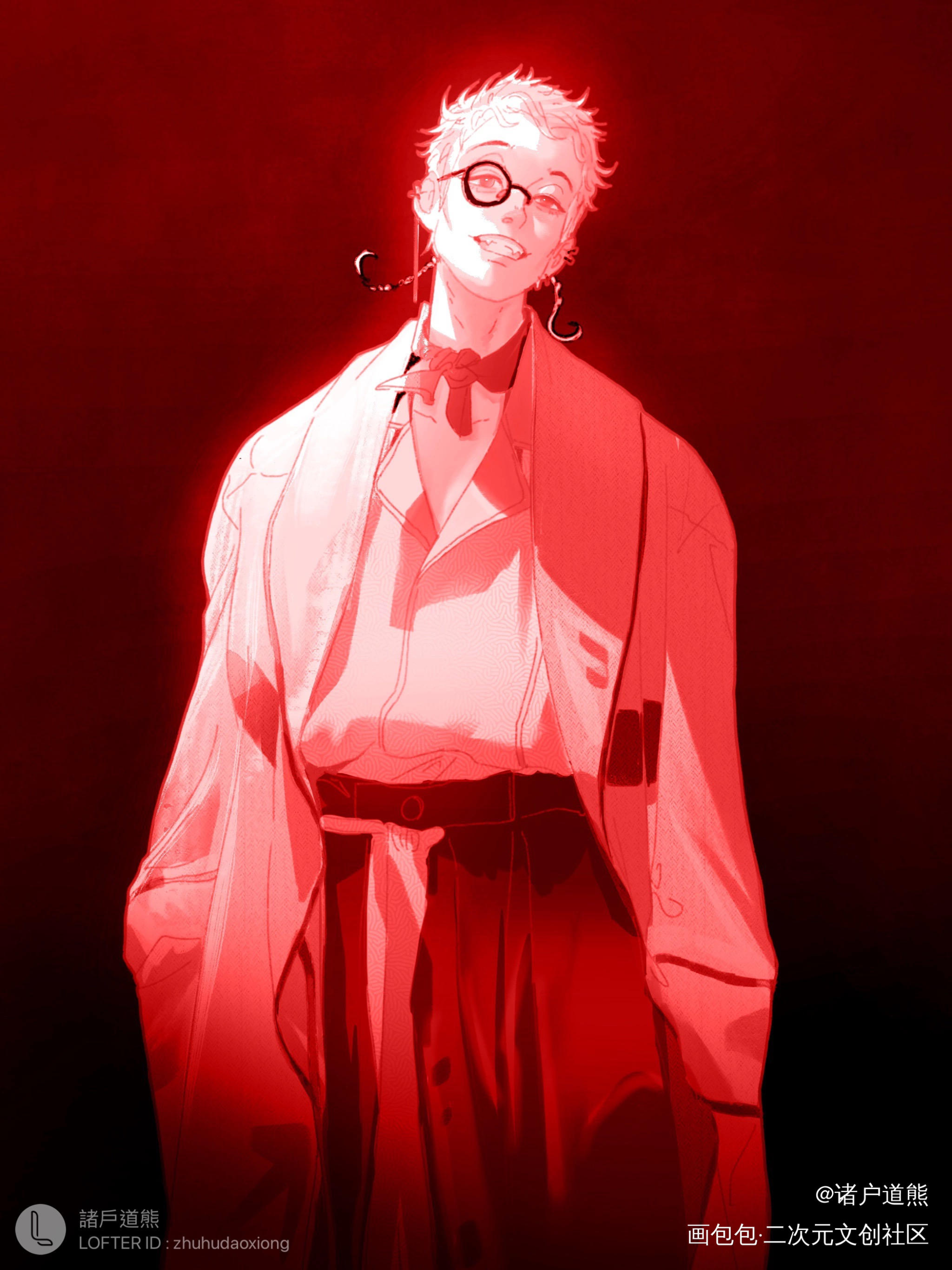 摸摸玩_平涂插画速写摸鱼绘画绘画作品