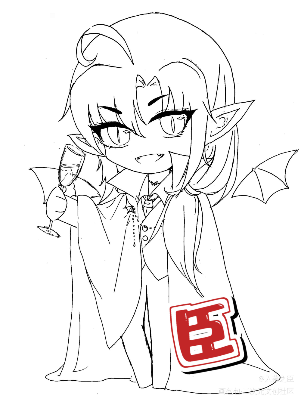 吸血鬼羡_魔道祖师绘画作品