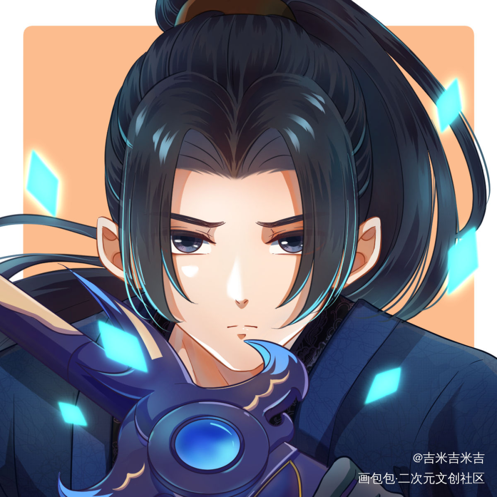 珑瑛_平涂日系头像古剑奇谭网络版绘画作品