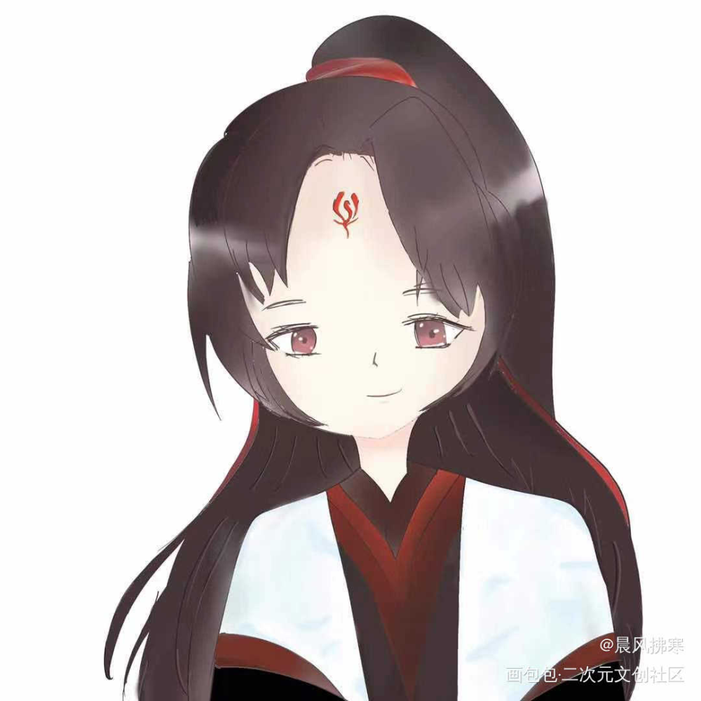冰妹_人渣反派自救系统冰秋洛冰河我要上首推同人绘画绘画作品