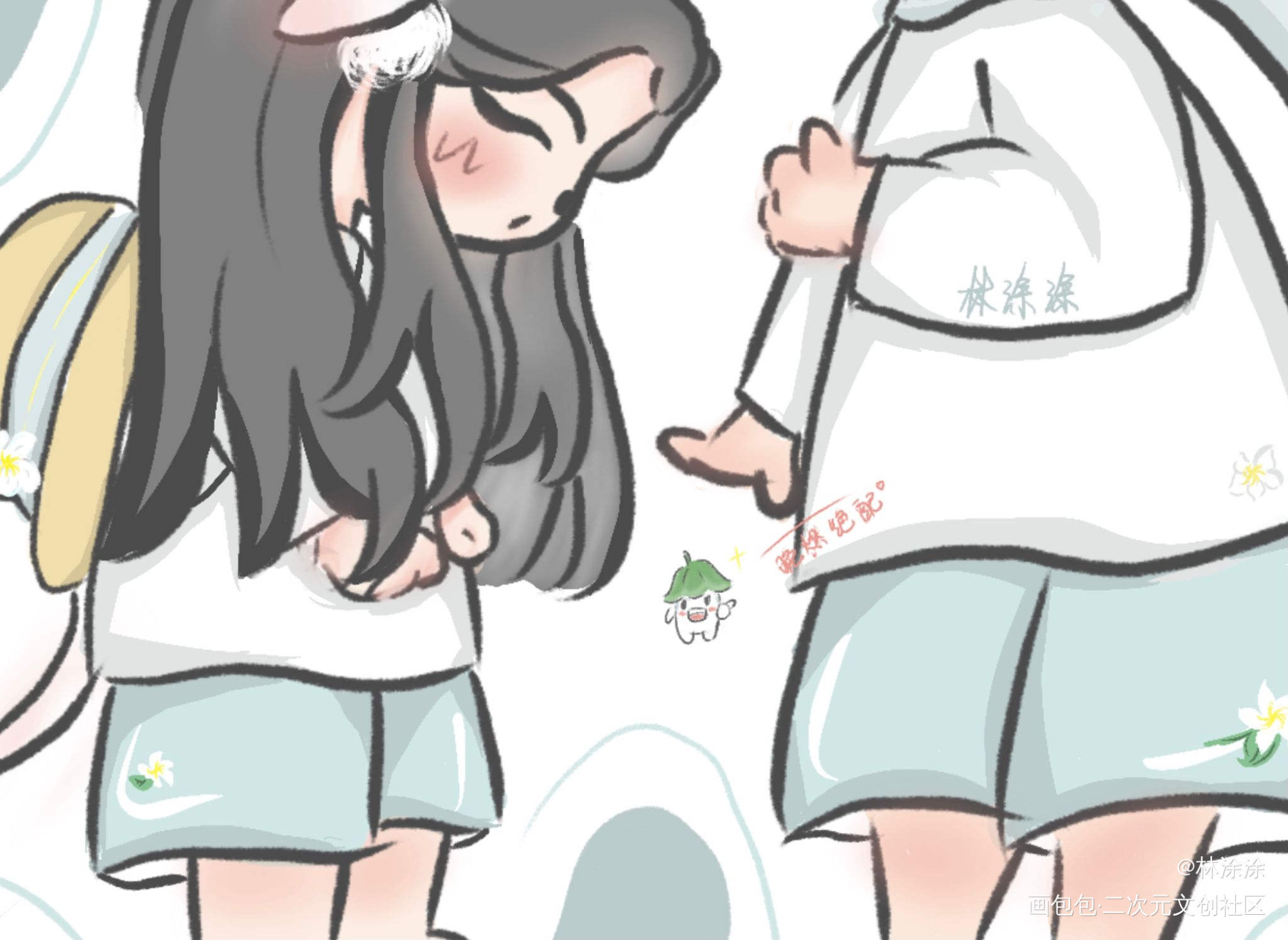 亲亲师尊_二哈和他的白猫师尊燃晚绘画作品
