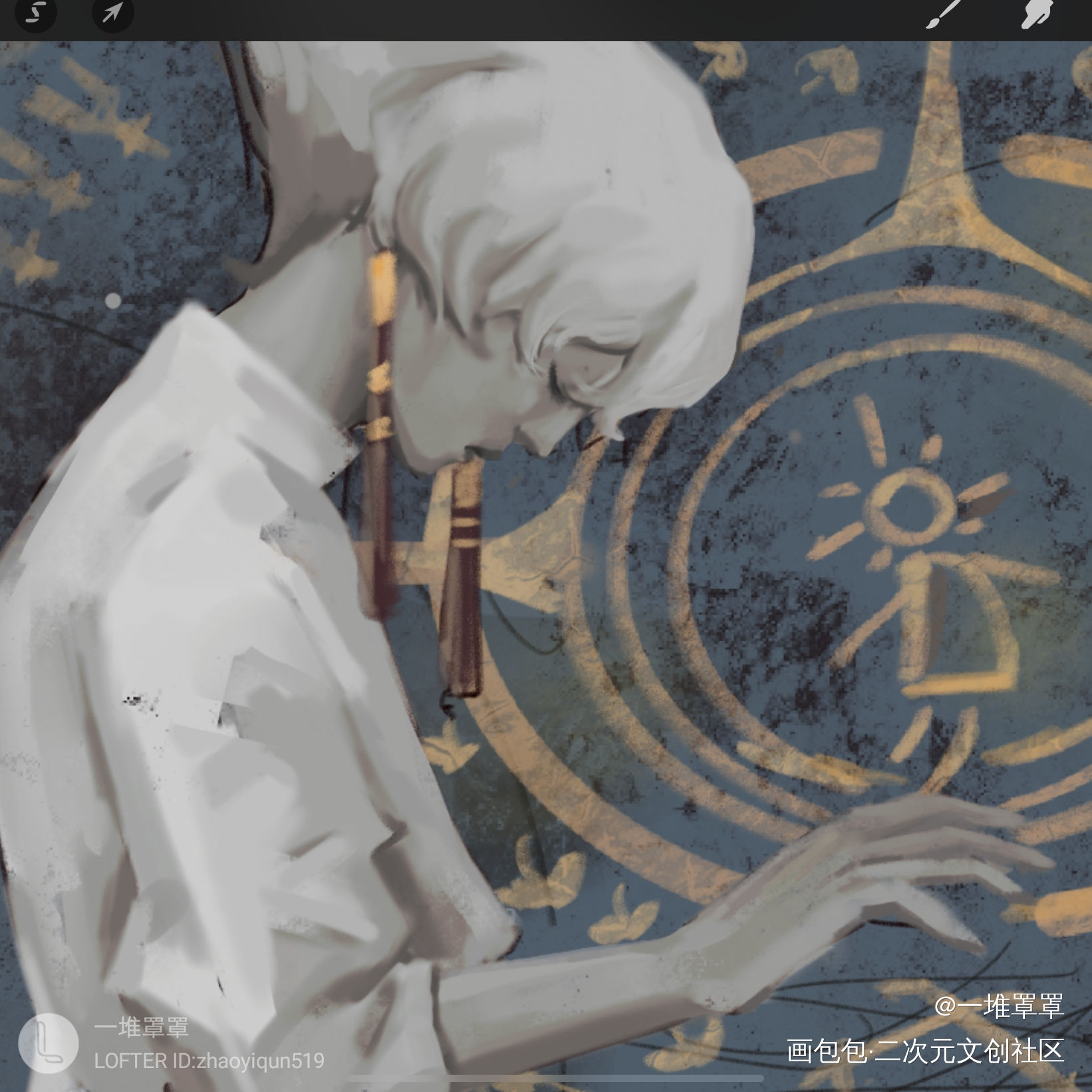 光_光遇卡菇厚涂场景我要上首推插画光遇sky约稿原创绘画作品