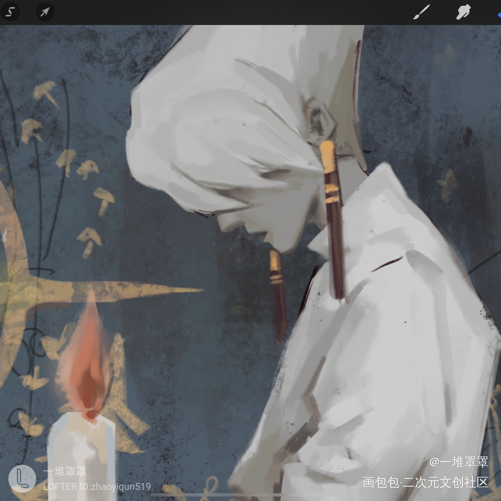 光_光遇卡菇厚涂场景我要上首推插画光遇sky约稿原创绘画作品