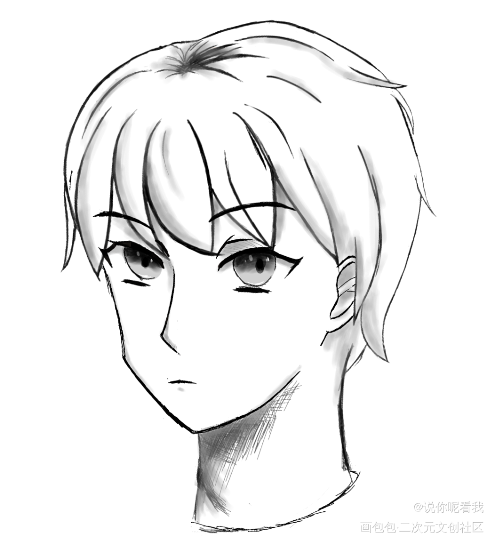 一个停停摸鱼_破云江停板写绘画作品