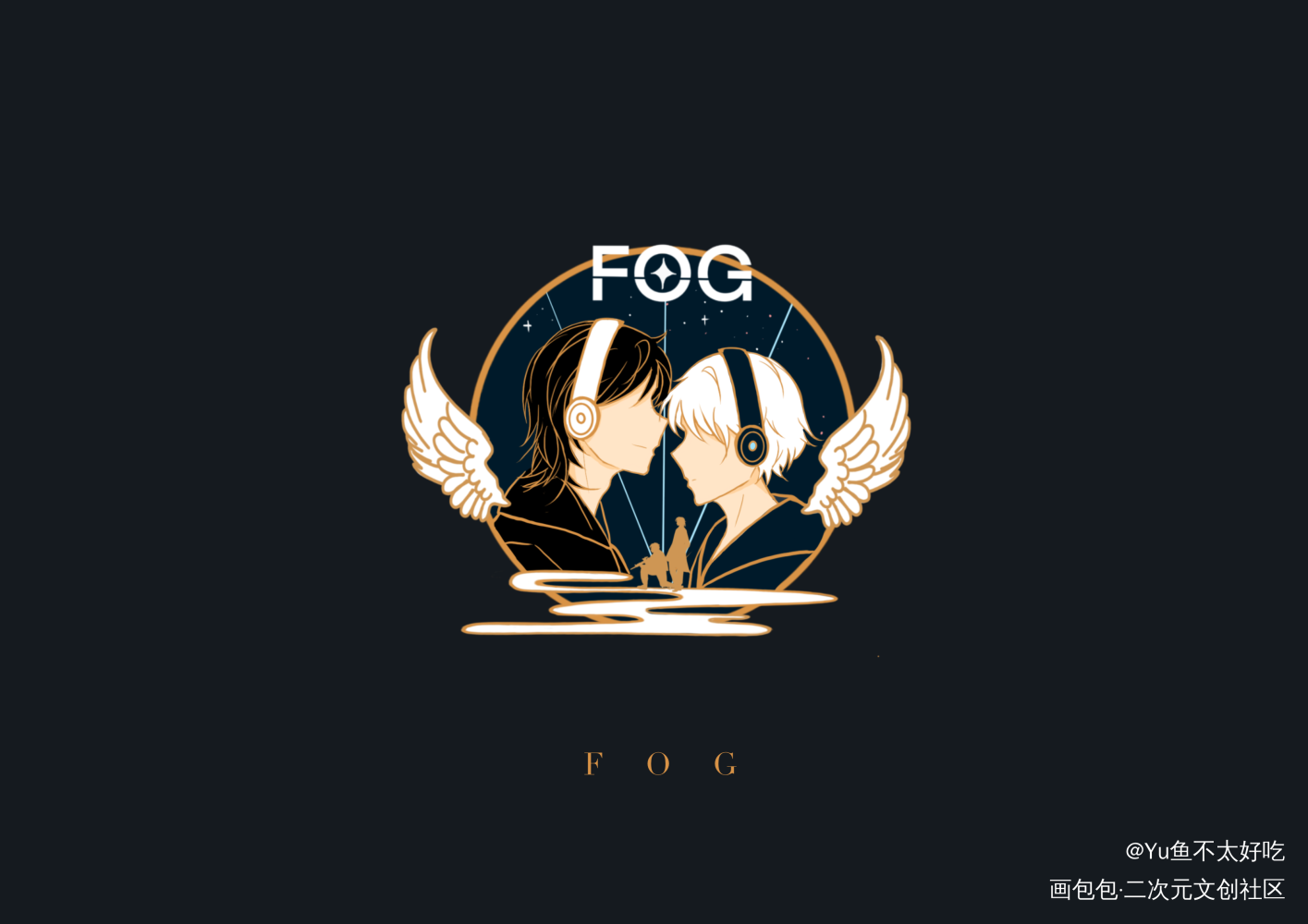 金属徽章fog