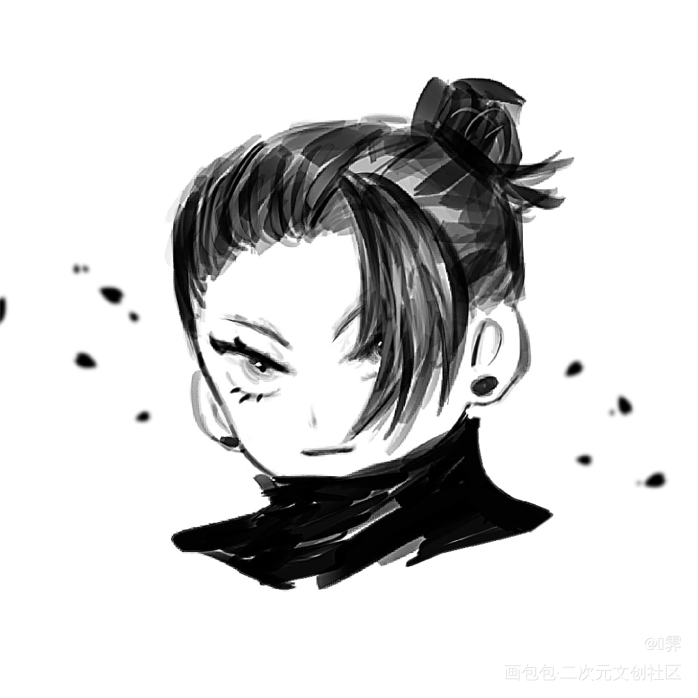 _咒术回战夏油杰五条悟Q版绘画作品
