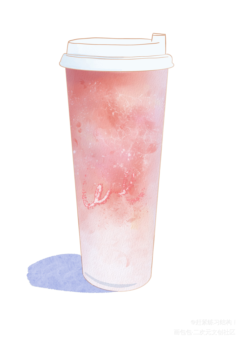 第一次画水彩 临摹_水彩绘画作品