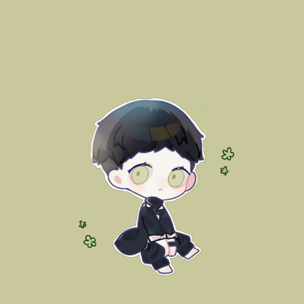 小俞√_小白杨188男团俞白白新羽俞风城平涂日系Q版同人绘画作品