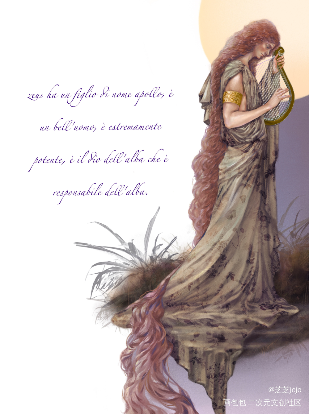 Apollo_厚涂绘画作品
