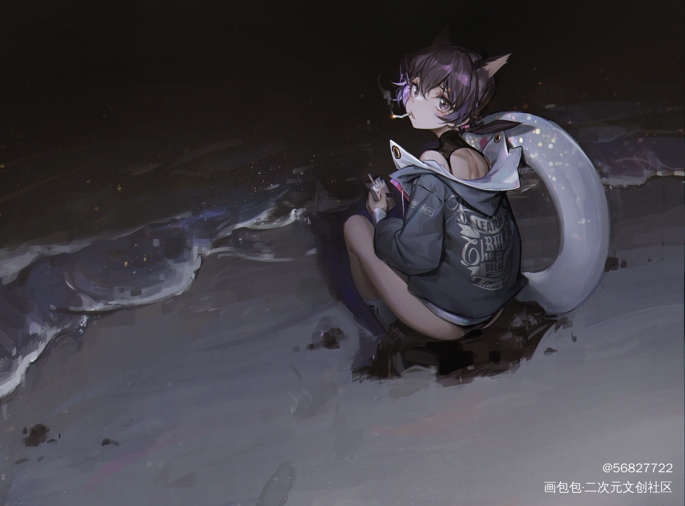 夜_原创绘画作品