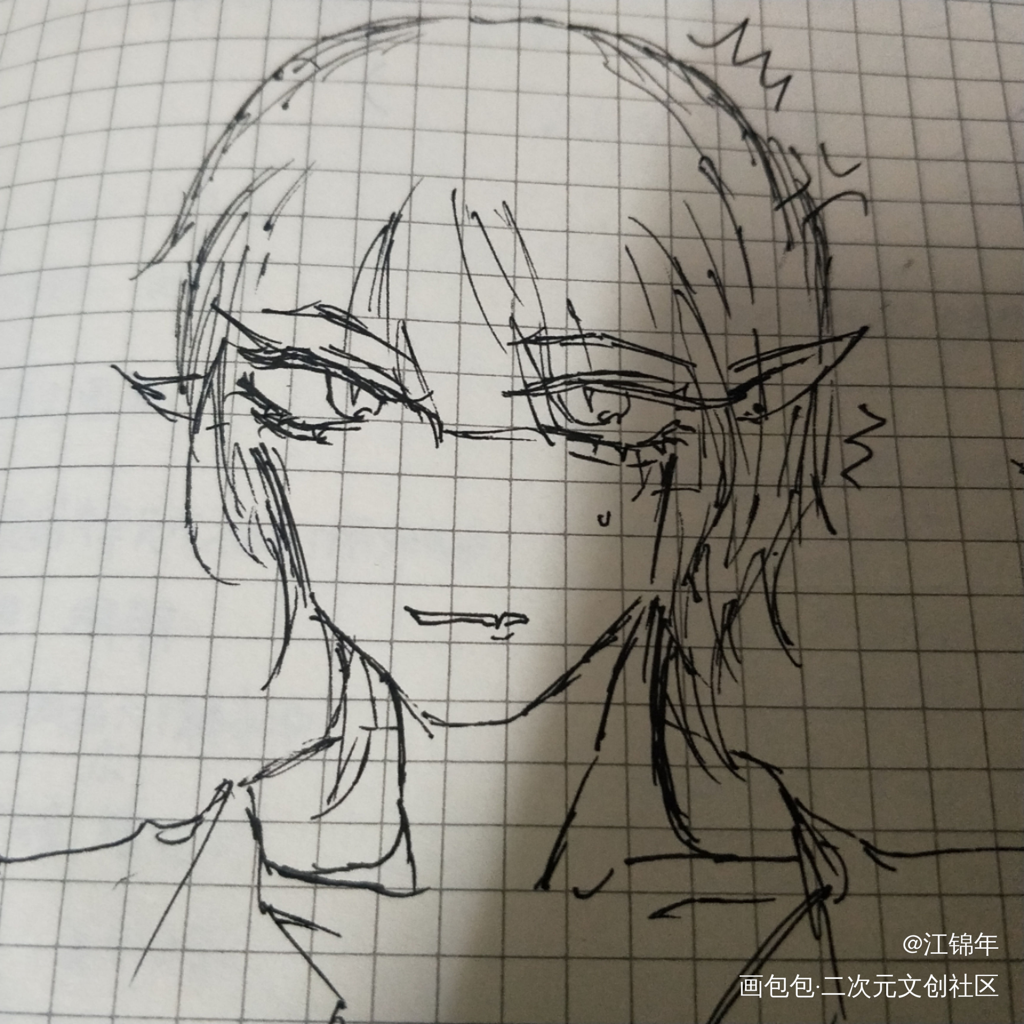 自家oc_手绘oc绘画作品