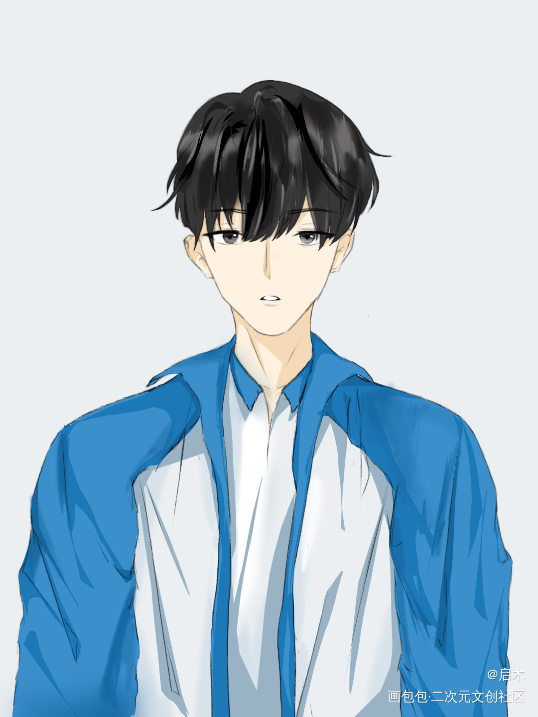 伪装学渣_伪装学渣谢俞绘画作品