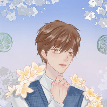 小苍兰_我喜欢你的信息素段嘉衍立绘平涂绘画作品