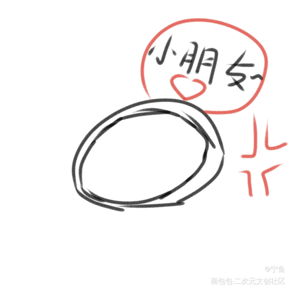 这是什么?这是朝哥自制牌戒指_伪装学渣朝俞贺朝谢俞绘画作品
