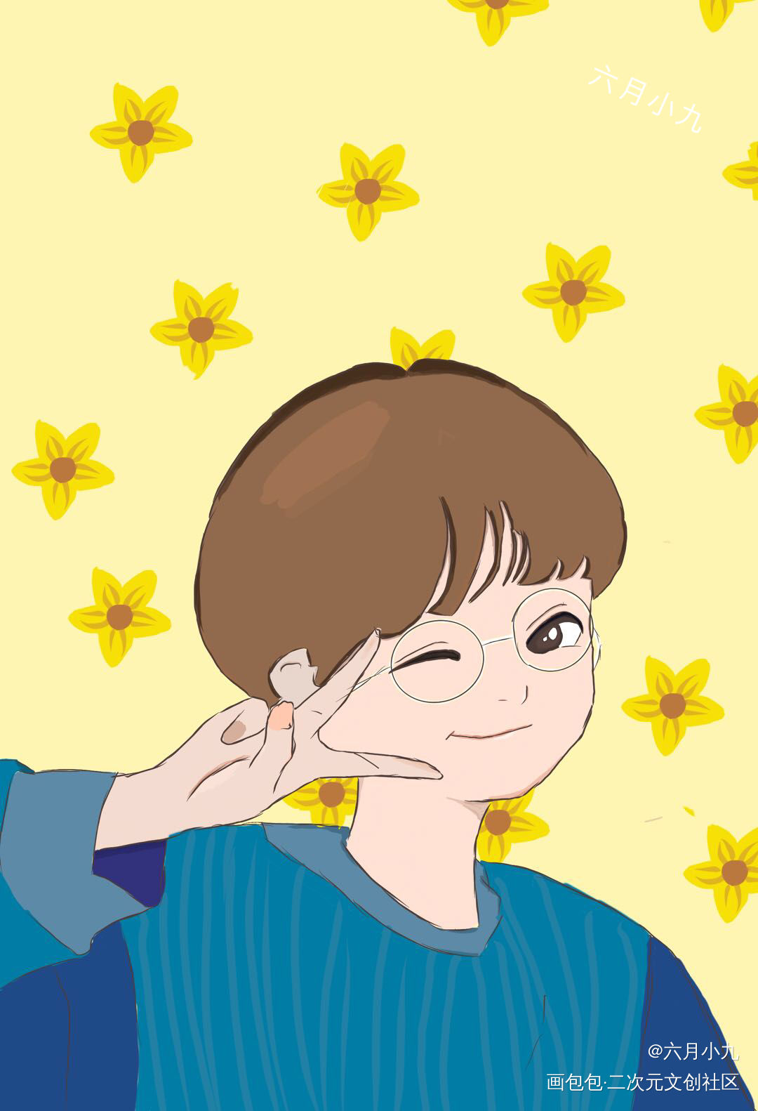 _手绘水彩绘画作品