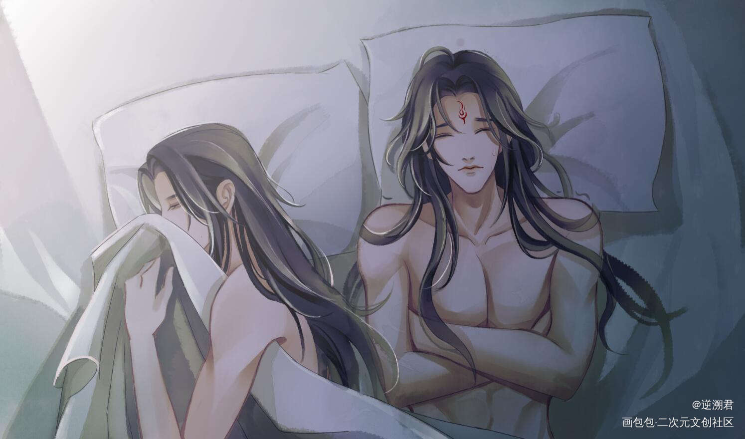 冰秋_人渣反派自救系统冰秋绘画作品