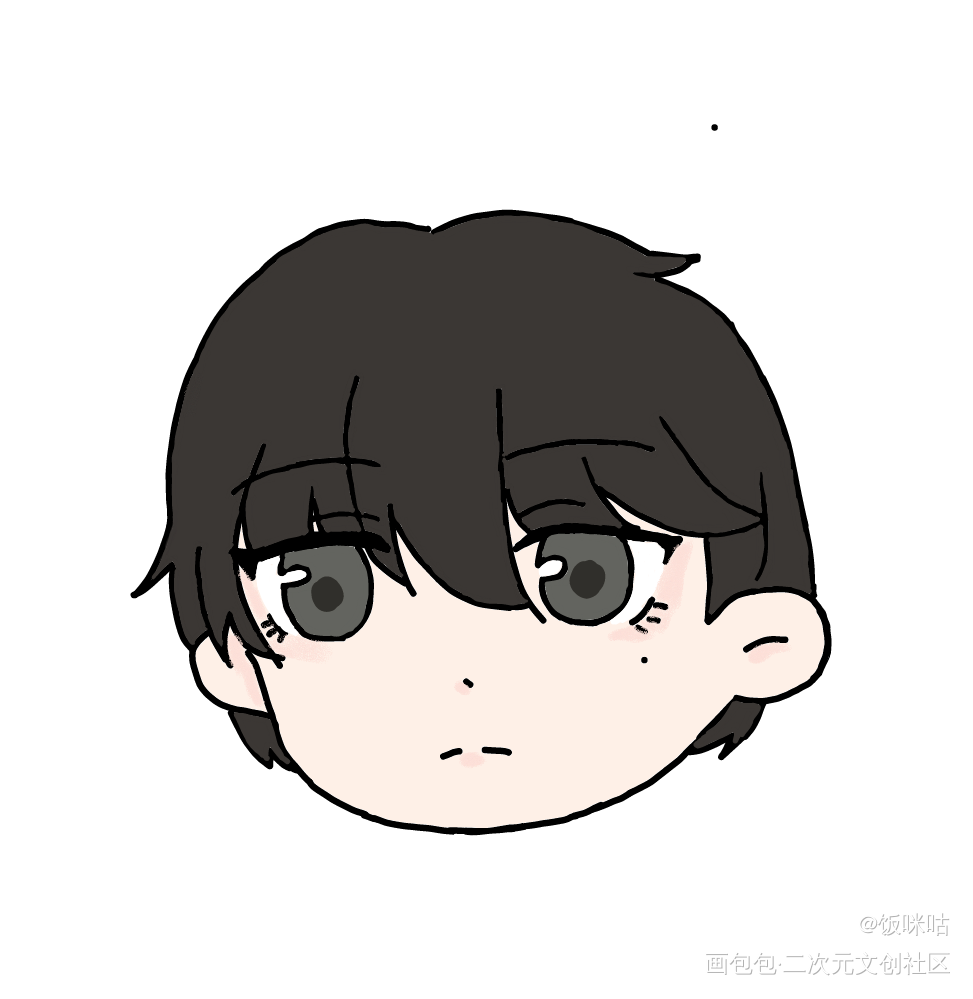 摸鱼_伪装学渣谢俞贺朝绘画作品