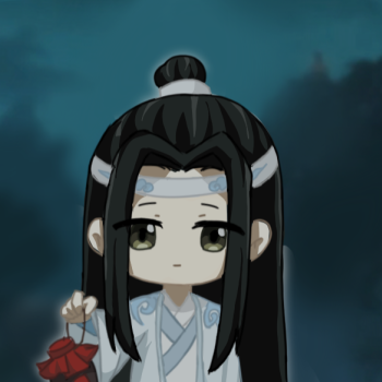 库存_魔道祖师蓝忘机指绘q版绘画作品