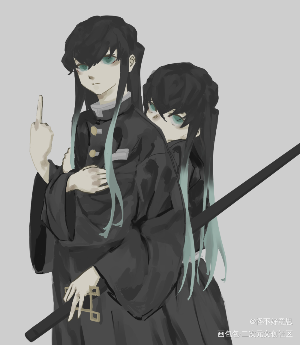 时透_鬼灭之刃时透有一郎时透无一郎同人绘画作品