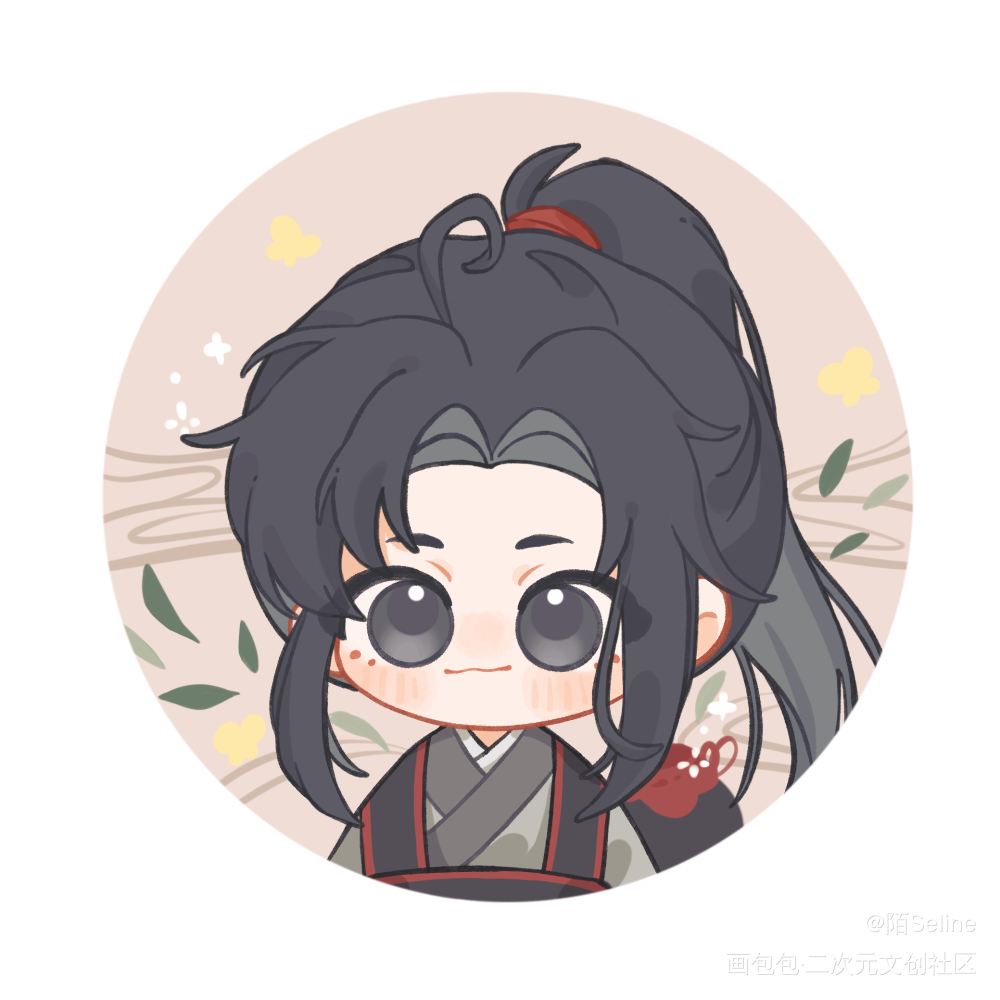 忘羡无料图出来啦!_魔道祖师q版无料墨香铜臭绘画作品