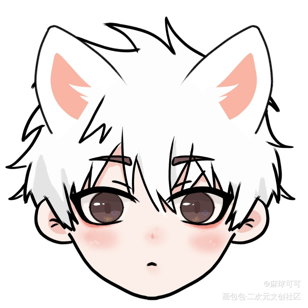 可爱的猫猫~_时光代理人Q版绘画作品