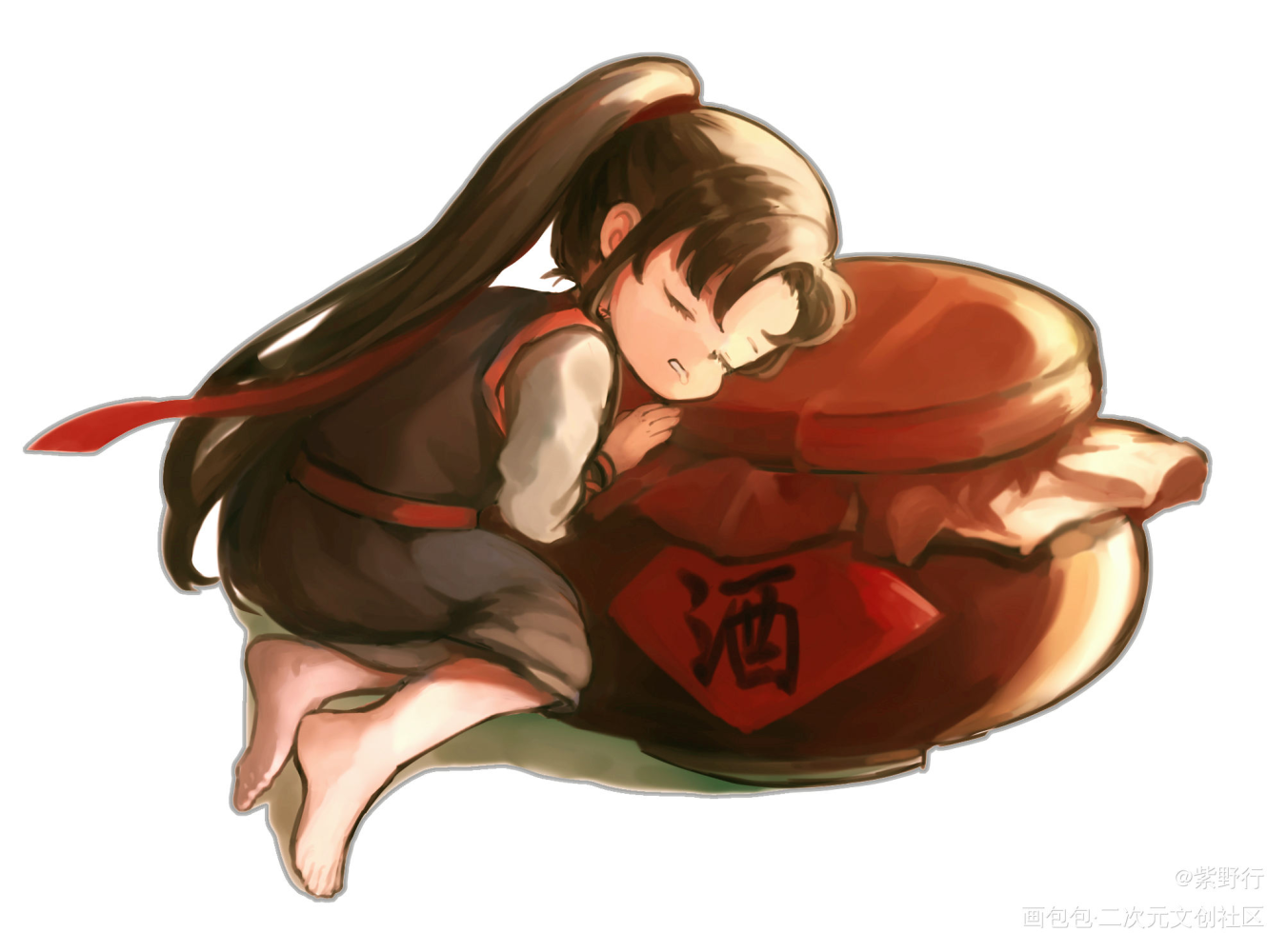_魔道祖师绘画作品