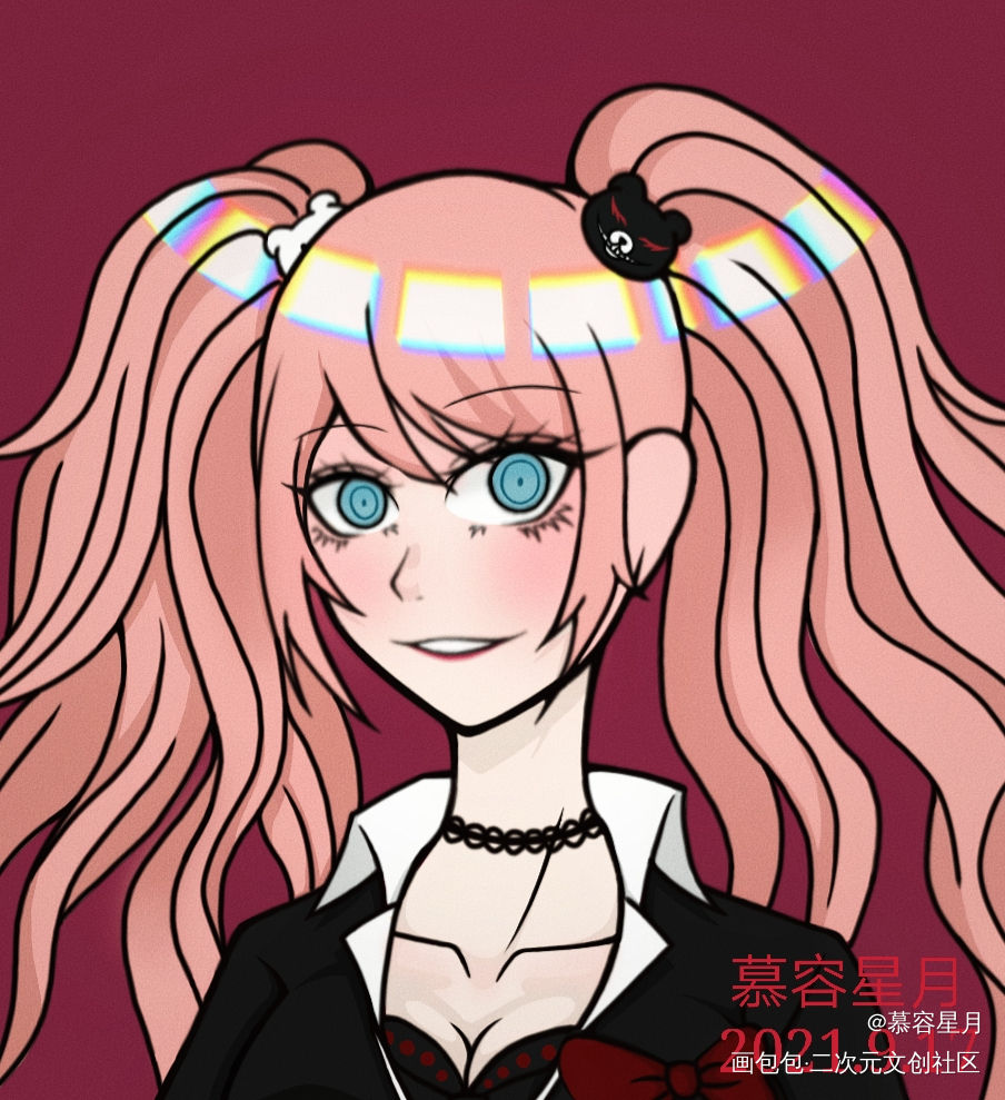 Junko Jiang～_弹丸论破江之岛盾子指绘绘画作品