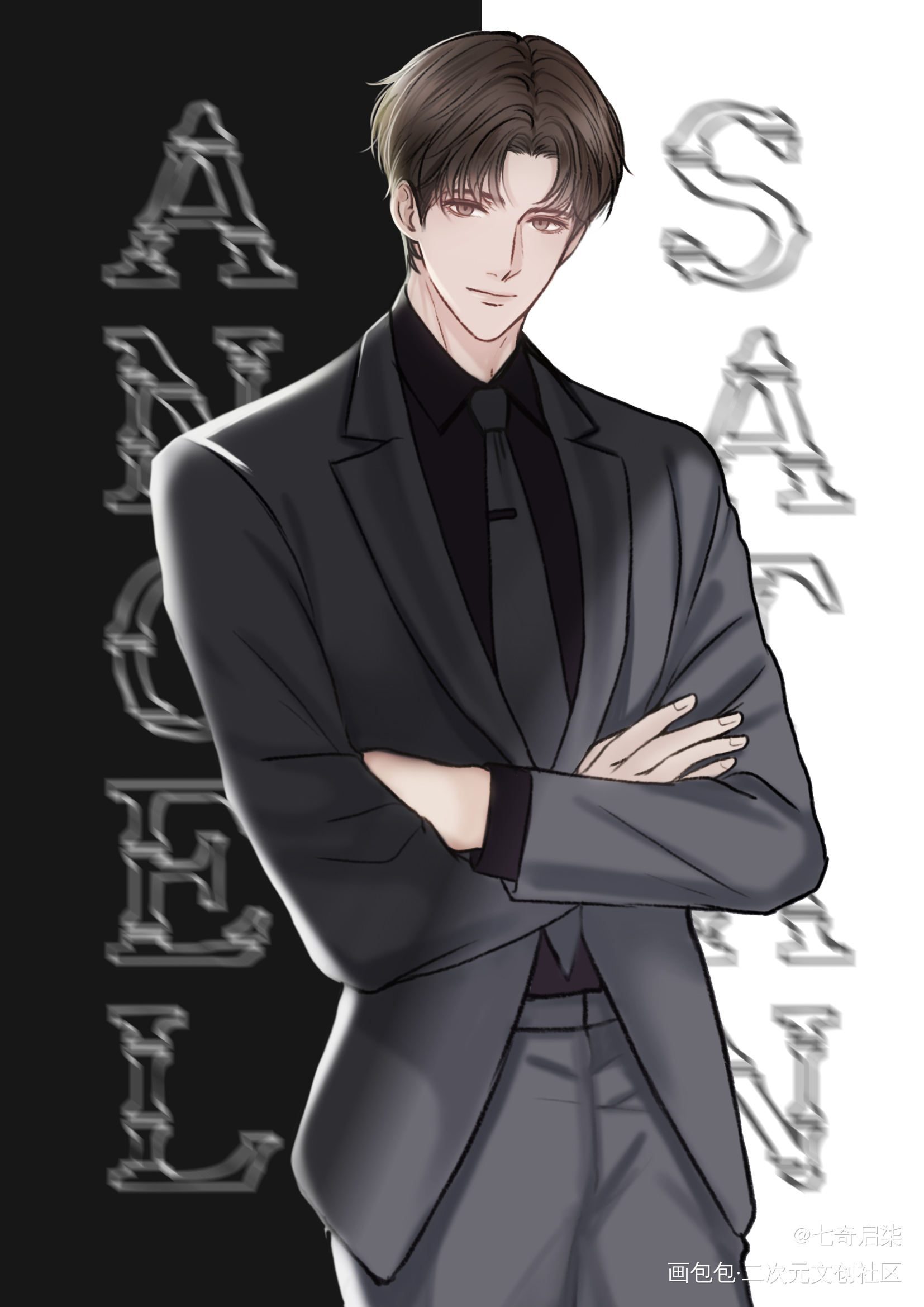 大佬_188男团洛温洛羿绘画作品