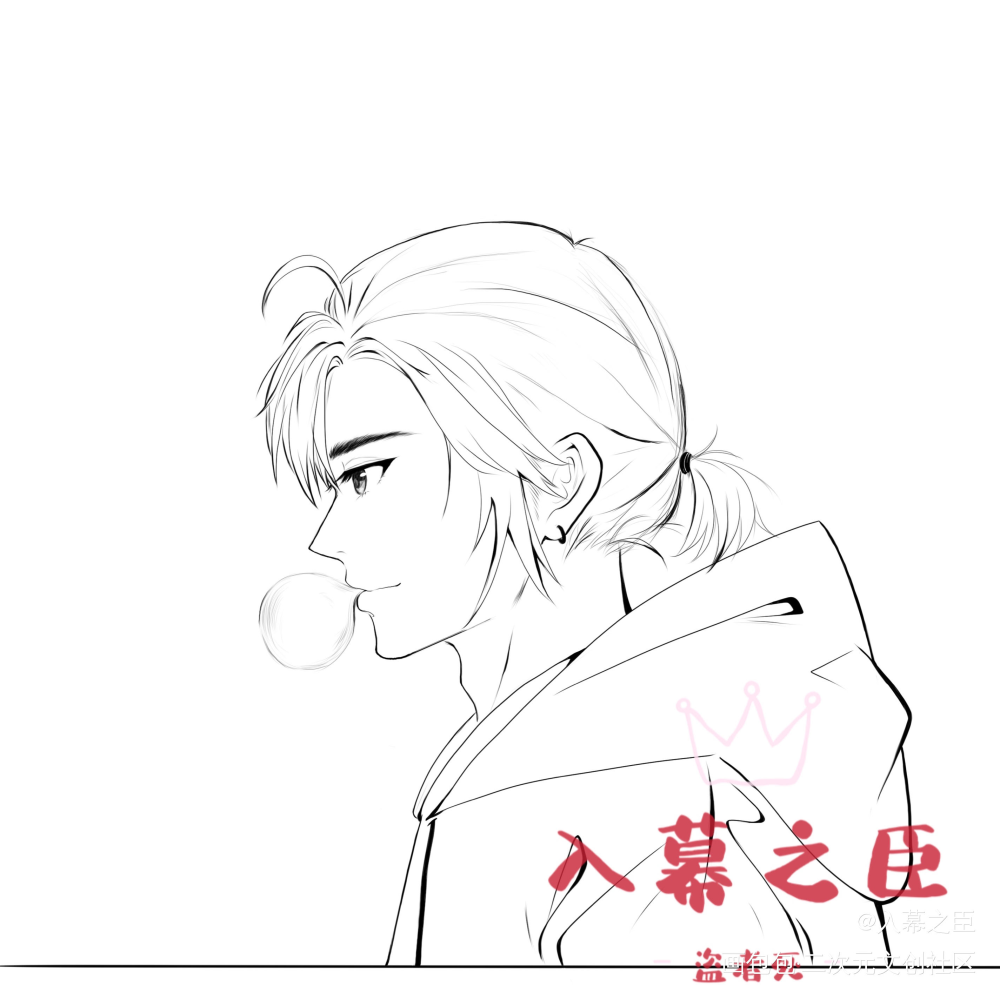 现代A羡_魔道祖师忘羡魏无羡绘画作品