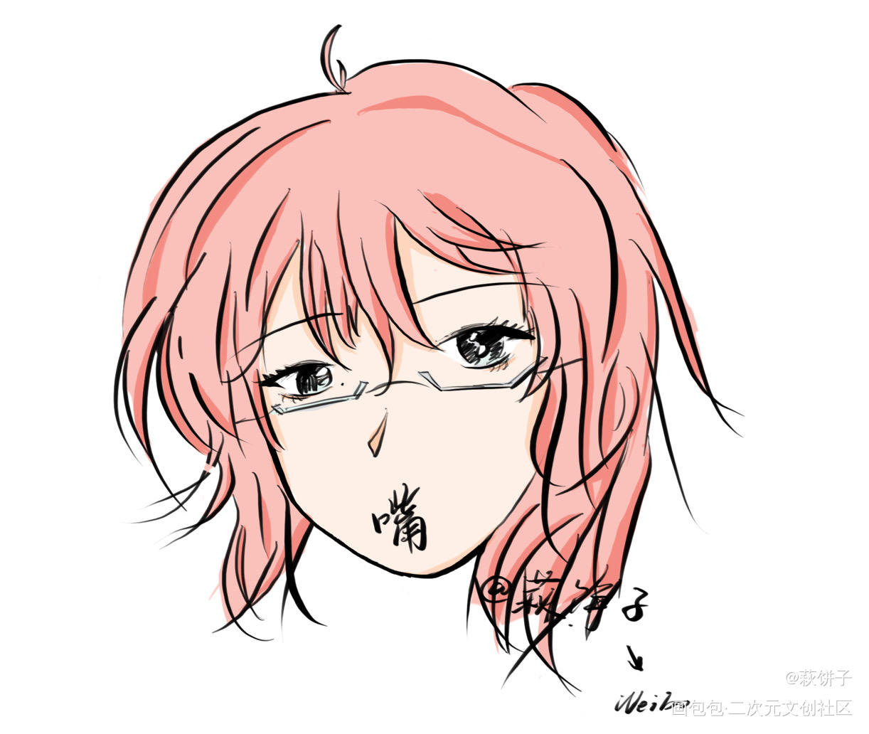 _平涂角轩自设绘画作品