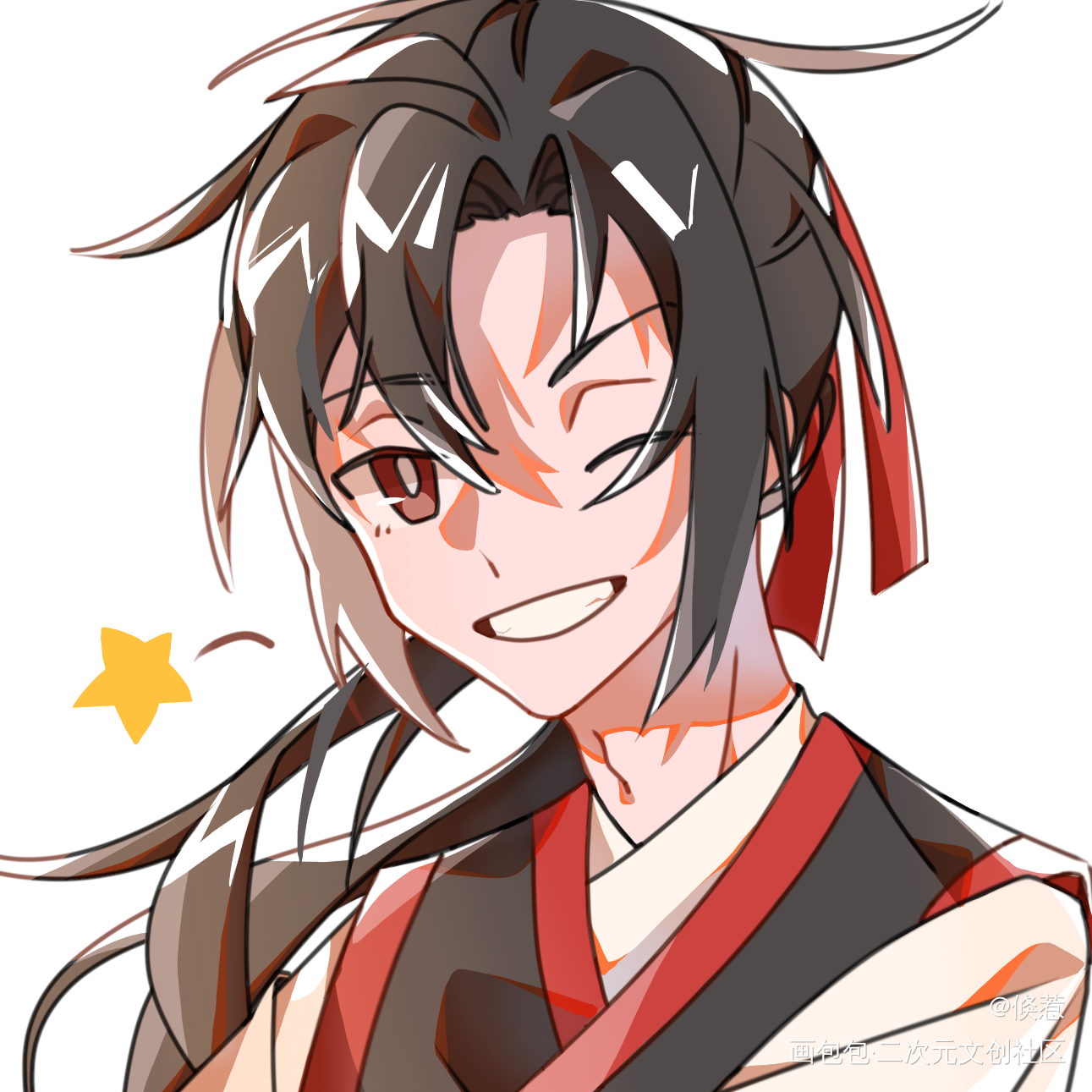 羡羡_魔道祖师忘羡魏无羡我要上首推绘画作品