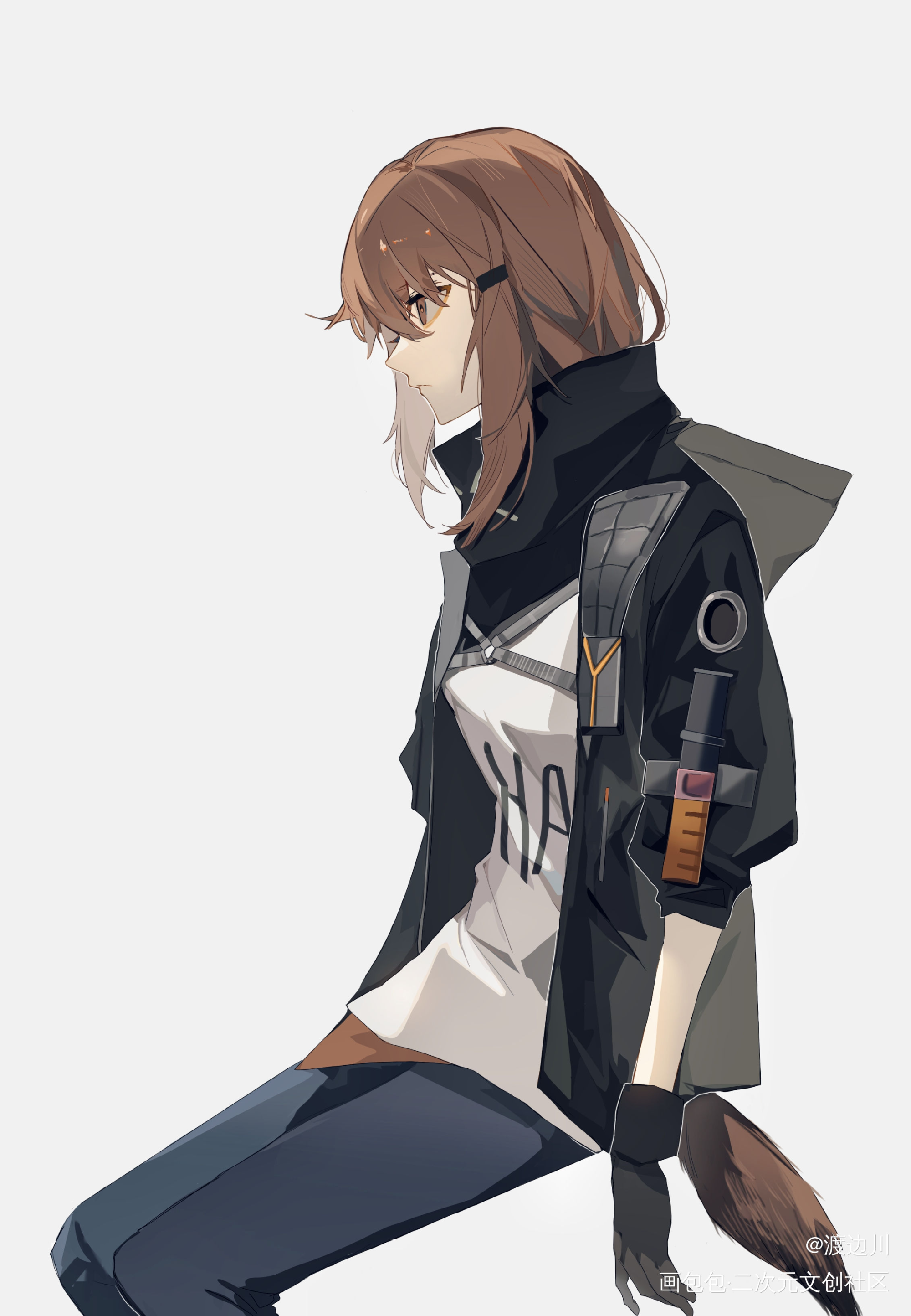 _明日方舟平涂弑君者绘画作品
