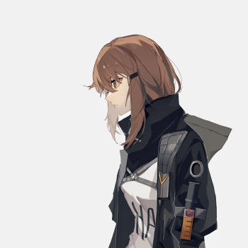 明日方舟平涂弑君者绘画作品