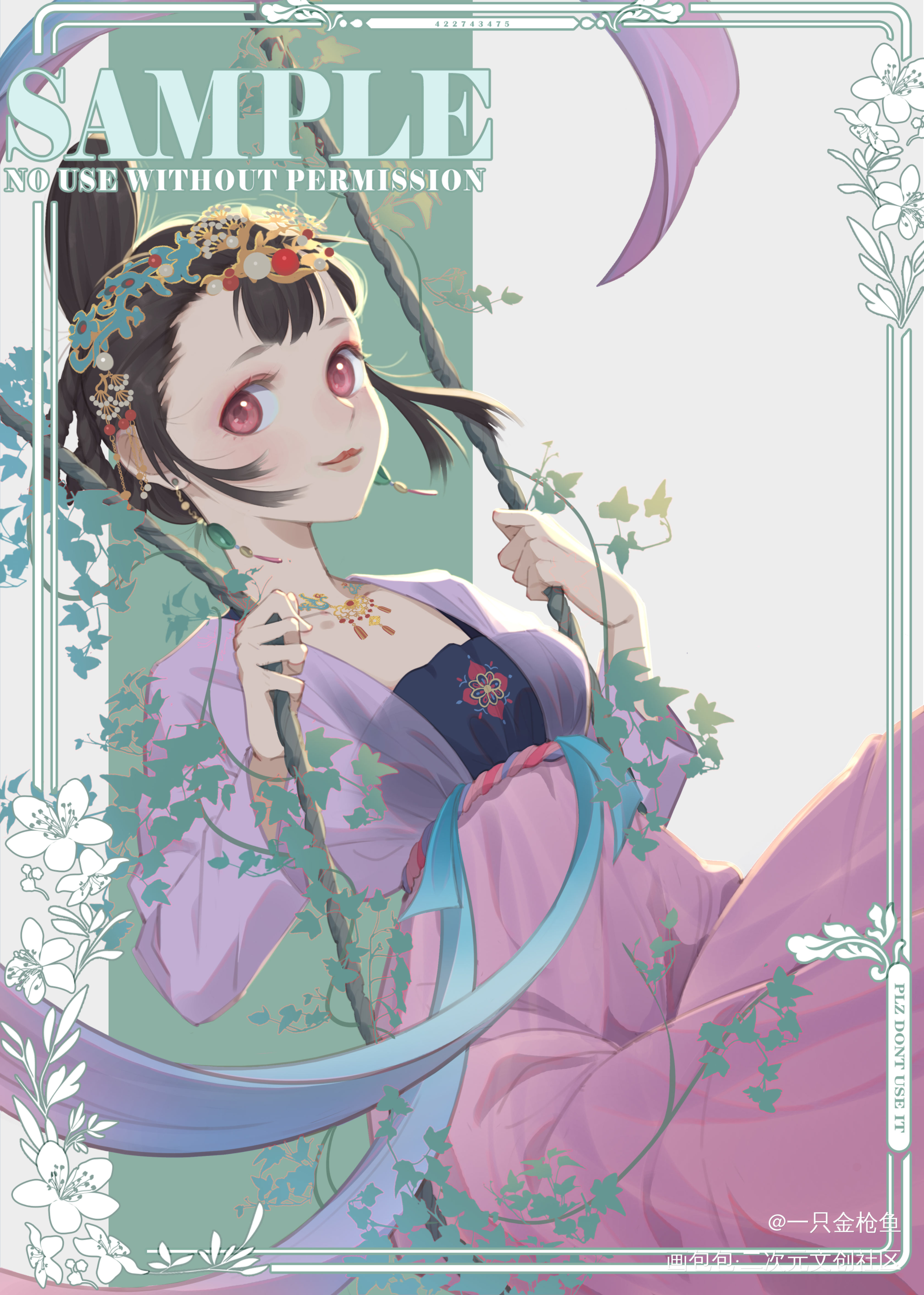 剧本杀插图_古风绘画作品