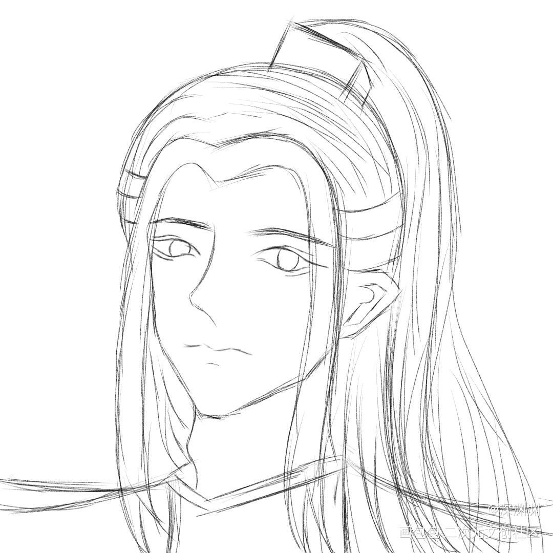_二哈和他的白猫师尊绘画作品