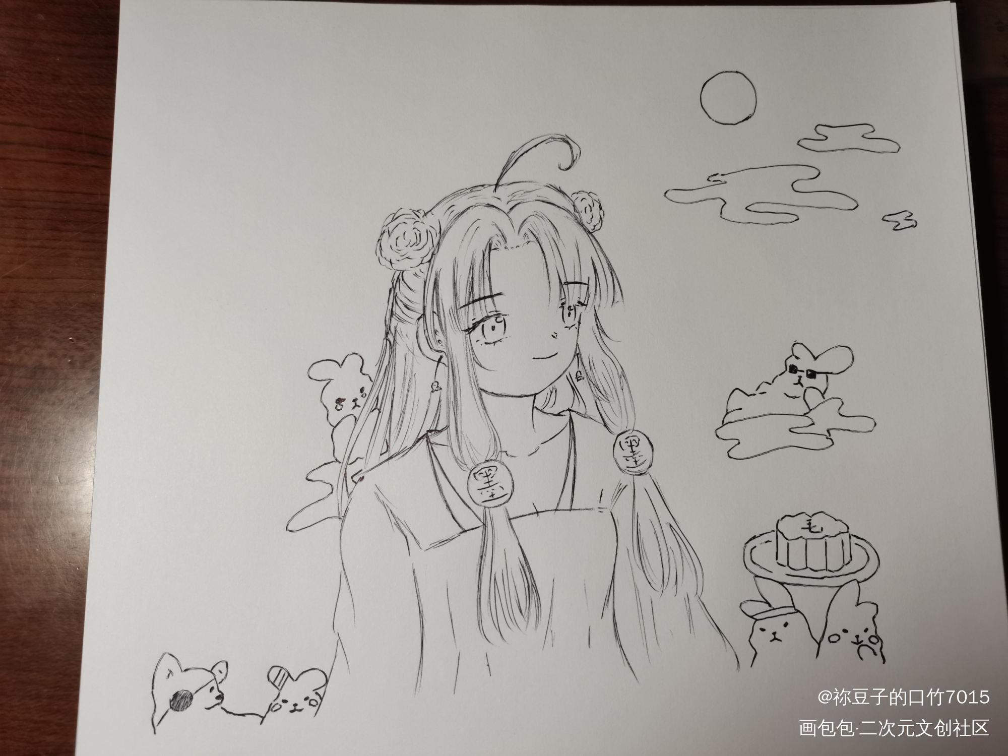 _人渣反派自救系统天官赐福魔道祖师墨香铜臭绘画作品