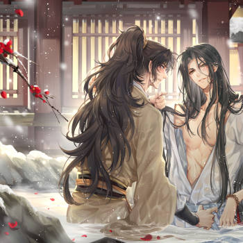 雪夜,暖酒,美人,温泉_杀破狼长顾长庚顾昀绘画作品