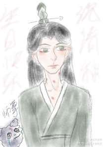 迟来的生日快乐_人渣反派自救系统人渣反派自救系统冰秋随便沈清秋洛冰河水彩平涂重生之人渣反派自救系统绘画绘画作品