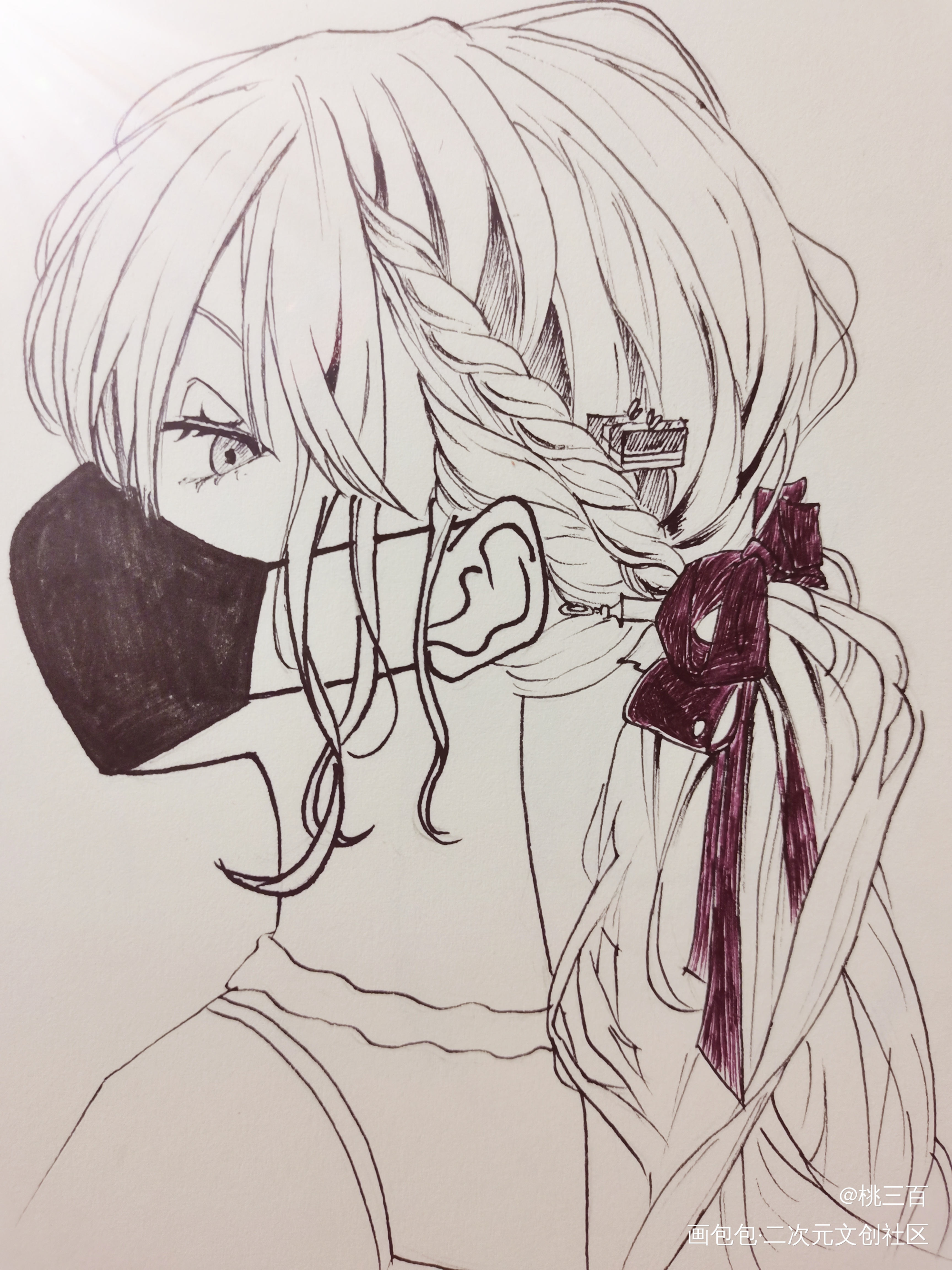 _手绘日系临摹绘画作品