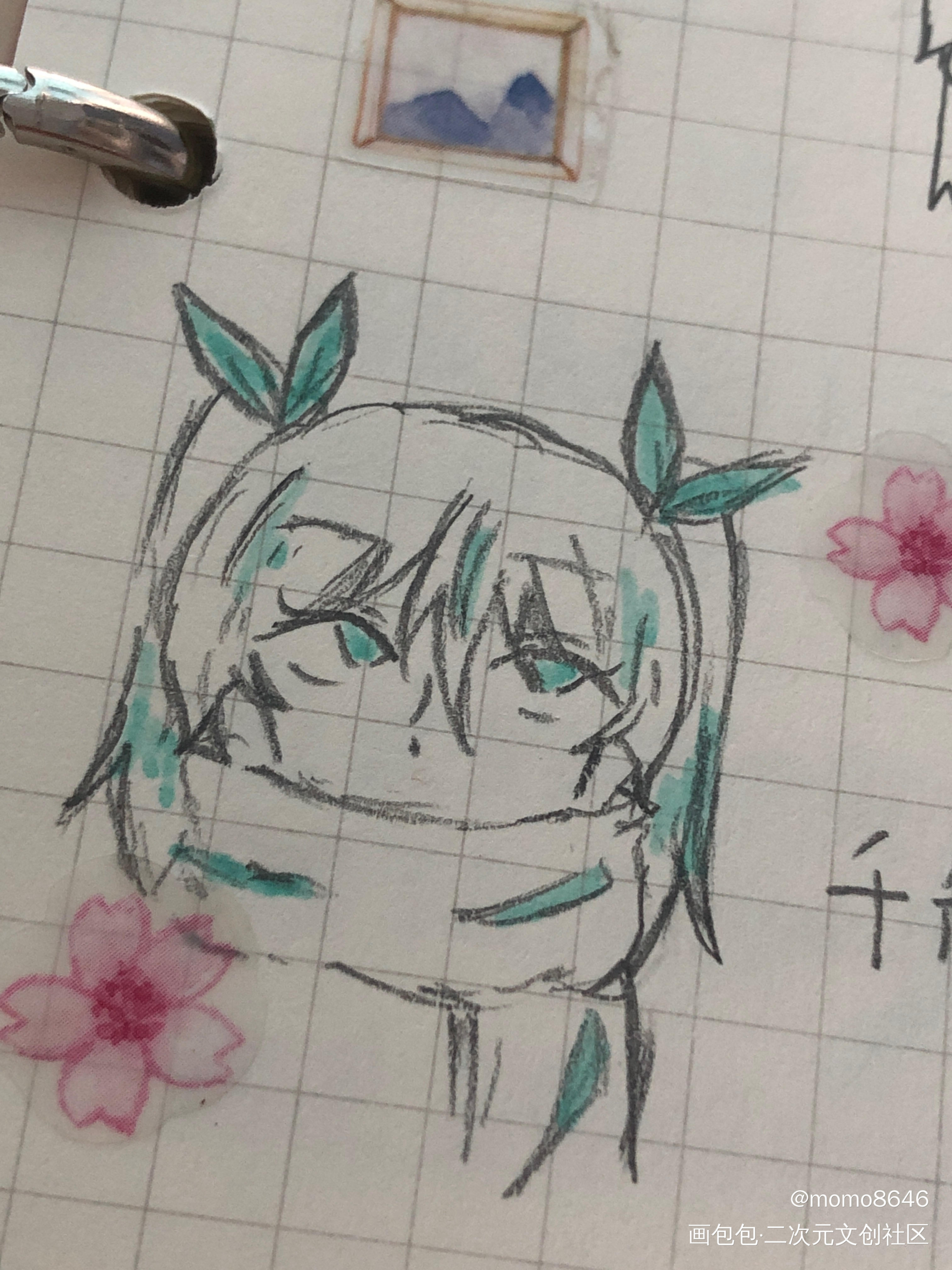 千秋大美女_手绘oc绘画作品
