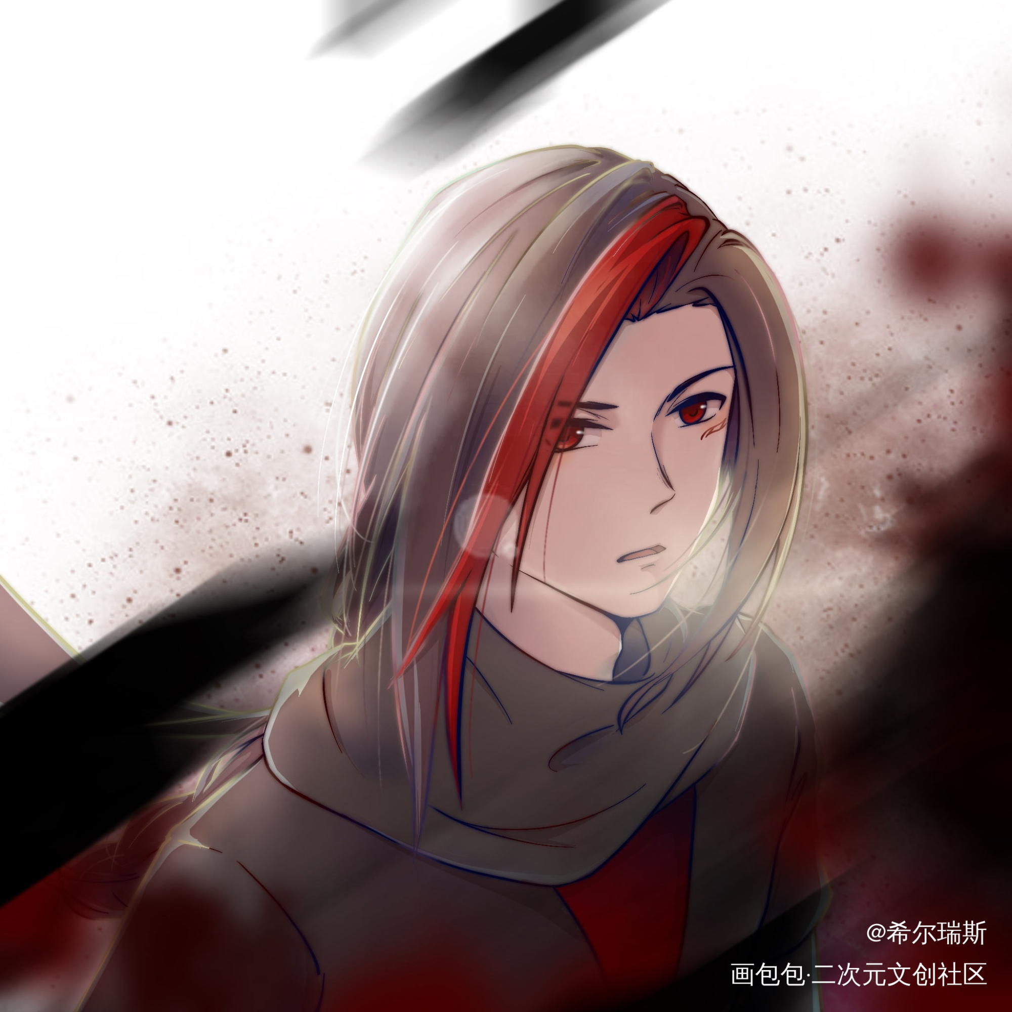 不会上色_天涯明月刀手游绘画作品