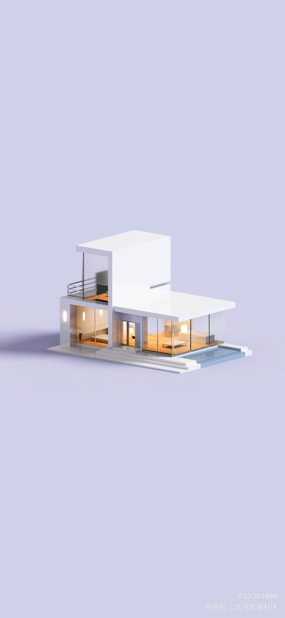 Dream House_壁纸绘画作品